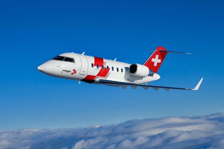 Bombardier Delivers Another Challenger 650 Aircraft to Swiss Air-Rescue Rega for its Growing Next-Generation Air Ambulance Fleet